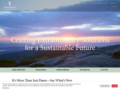 Preview for Monadnock Paper Mills