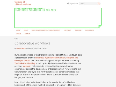 Preview for Collaborative Workflows by Andre Castro