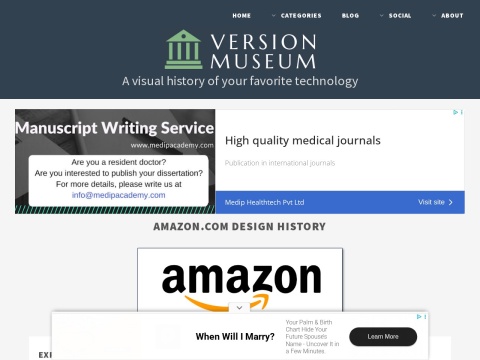 Preview for 31 Years of Amazon Website