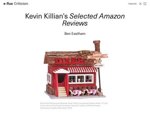 Preview for kevin killian s selected amazon reviews