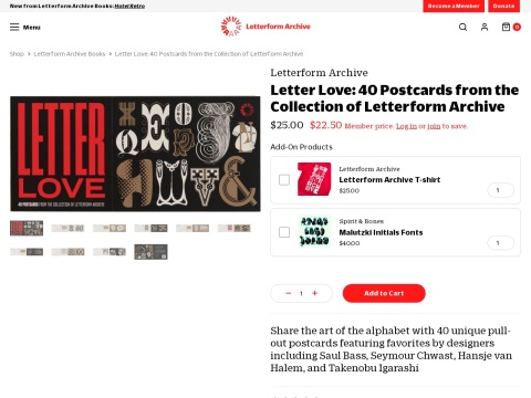 Preview for letter love postcards